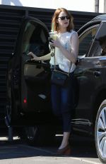EMMA STONE Out and About in West Hollywood 10/25/2016