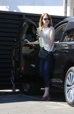 EMMA STONE Out and About in West Hollywood 10/25/2016