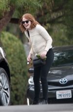 EMMA STONE Out in Los Angeles 10/27/2016