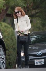 EMMA STONE Out in Los Angeles 10/27/2016