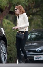 EMMA STONE Out in Los Angeles 10/27/2016