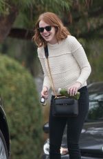 EMMA STONE Out in Los Angeles 10/27/2016