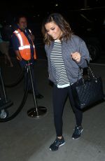 EVA LONGORIA Arrives at LAX Airport in Los Angeles 10/04/2016