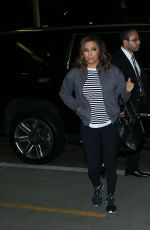 EVA LONGORIA Arrives at LAX Airport in Los Angeles 10/04/2016