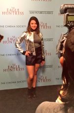 FATIMA PTACEK at ‘The Eagle Huntress’ Screening in New York 10/20/2016