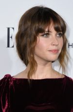FELICITY JONES at 23rd Annual Elle Women in Hollywood Awards in Los Angeles 10/24/2016