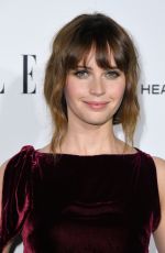 FELICITY JONES at 23rd Annual Elle Women in Hollywood Awards in Los Angeles 10/24/2016