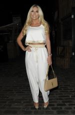 FRANKIE ESSEX at Chloe Goodman x Opiah Cosmetics Launch Party in London 10/13/2016