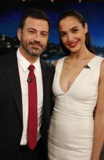 GAL GADOT at Jimmy Kimmel Live 10/20/2016