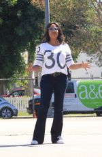 GARCELLE BEAUVAIS at a Playground in Los Angeles 10/06/2016