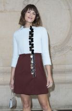 GEMMA ARTERTON at Christian Dior Fashion Show at Paris Fashion Week 09/30/2016