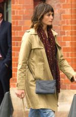 GEMMA ARTERTON on the Set of 