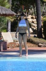 GEMMA ATKINSON in Bikini at a Pool in Marbella 10/14/2016