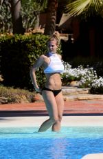 GEMMA ATKINSON in Bikini at a Pool in Marbella 10/14/2016