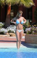 GEMMA ATKINSON in Bikini at a Pool in Marbella 10/14/2016