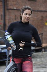 GEMMA ATKINSON Leaves Key 103 Radio in Manchester 10/05/2016