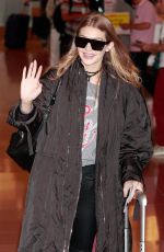 GIGI HADID Arrives in Tokyo 10/11/2016