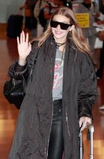GIGI HADID Arrives in Tokyo 10/11/2016