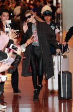 GIGI HADID Arrives in Tokyo 10/11/2016