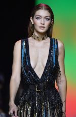 GIGI HADID at Elie Saab Fashion Show at Paris Fashion Week 10/01/2016