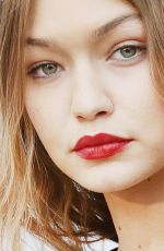 GIGI HADID at Giambattista Valli Fashion Show at Paris Fashion Week 10/03/2016