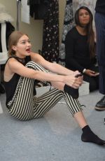 GIGI HADID at Giambattista Valli Fashion Show at Paris Fashion Week 10/03/2016