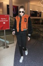 GIGI HADID at LAX Airport in Los Angeles 10/28/2016