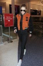 GIGI HADID at LAX Airport in Los Angeles 10/28/2016