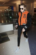 GIGI HADID at LAX Airport in Los Angeles 10/28/2016