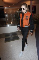 GIGI HADID at LAX Airport in Los Angeles 10/28/2016