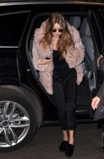 GIGI HADID Leaves Her Hotel in Paris 10/04/2016