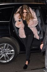 GIGI HADID Leaves Her Hotel in Paris 10/04/2016