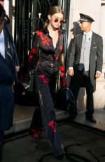 GIGI HADID Out and About in Paris 10/01/2016
