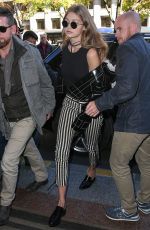 GIGI HADID Out and About in Paris 10/03/2016
