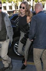 GIGI HADID Out and About in Paris 10/03/2016