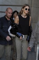 GIGI HADID Out and About in Paris 10/03/2016