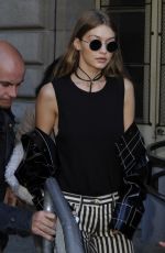 GIGI HADID Out and About in Paris 10/03/2016