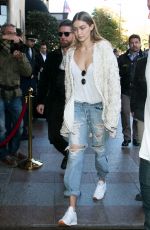 GIGI HADID Out and About in Paris 10/05/2016