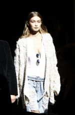 GIGI HADID Out and About in Paris 10/05/2016