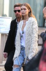 GIGI HADID Out and About in Paris 10/05/2016