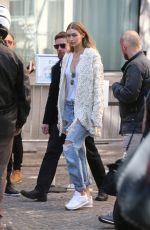 GIGI HADID Out and About in Paris 10/05/2016