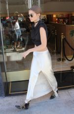GIGI HADID Out Shopping in Beverly Hills 10/19/2016