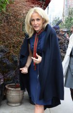 GILIAN ANDERSON Out and About in New York 10/25/2016