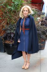 GILIAN ANDERSON Out and About in New York 10/25/2016