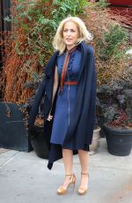 GILIAN ANDERSON Out and About in New York 10/25/2016