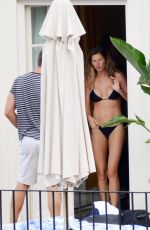 GISELE BUNDCHEN in Bikini at a Hotel in Positano 09/29/2016