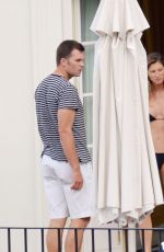GISELE BUNDCHEN in Bikini at a Hotel in Positano 09/29/2016
