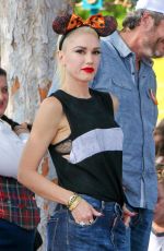 GWEN STEFANI at Disneyland in Anaheim 10/12/2016