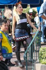 GWEN STEFANI at Disneyland in Anaheim 10/12/2016