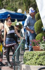 GWEN STEFANI at Disneyland in Anaheim 10/12/2016
